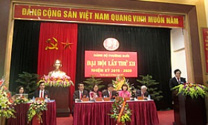 Đại hội đại biểu Đảng bộ phường Bưởi (Tây Hồ, TP Hà Nội) lần thứ XII